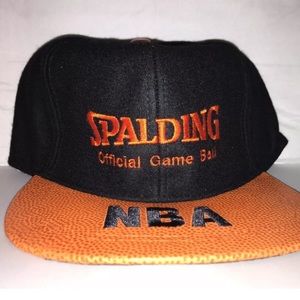 Vintage Spalding Strapback hat cap NBA basketball 90s deadstock bulls lakers